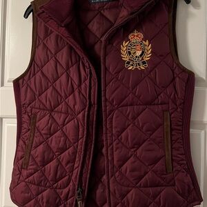 (SOLD) Polo Ralph Lauren Burgundy Quilted Jacket